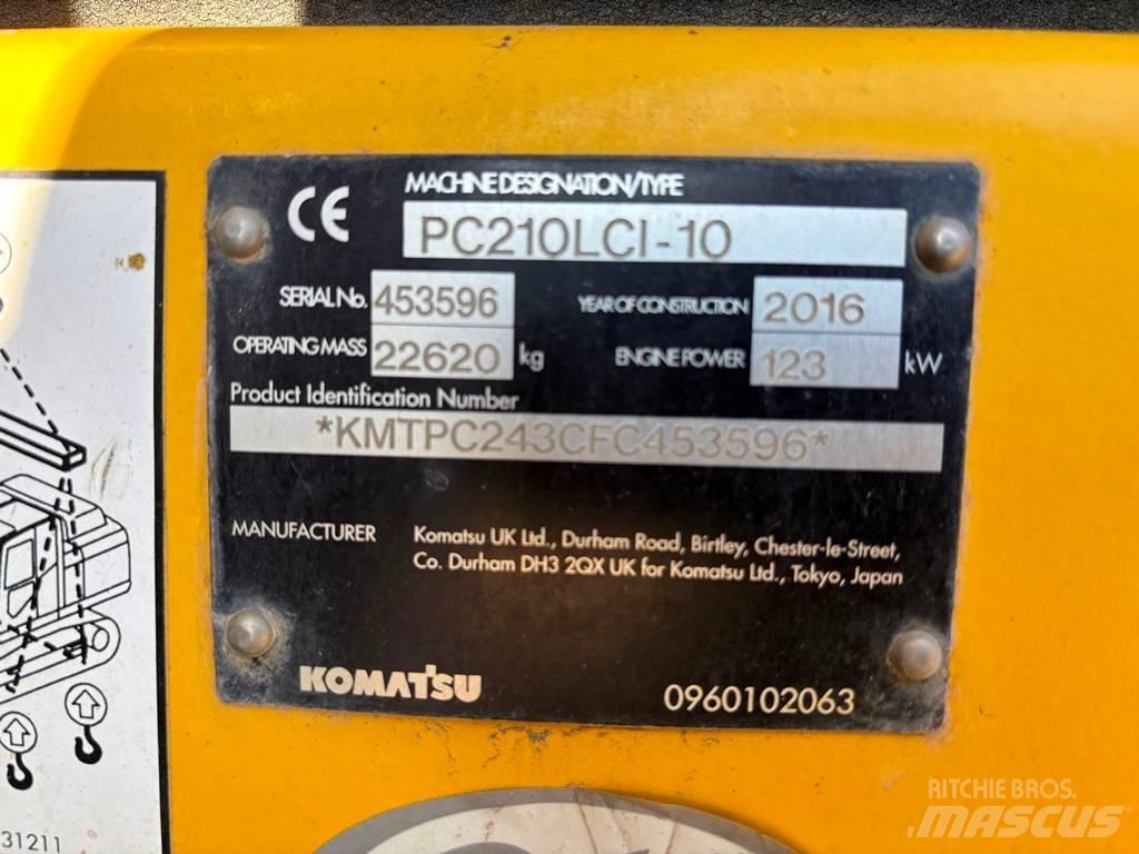 Komatsu PC 210 LC-10 Beltegraver