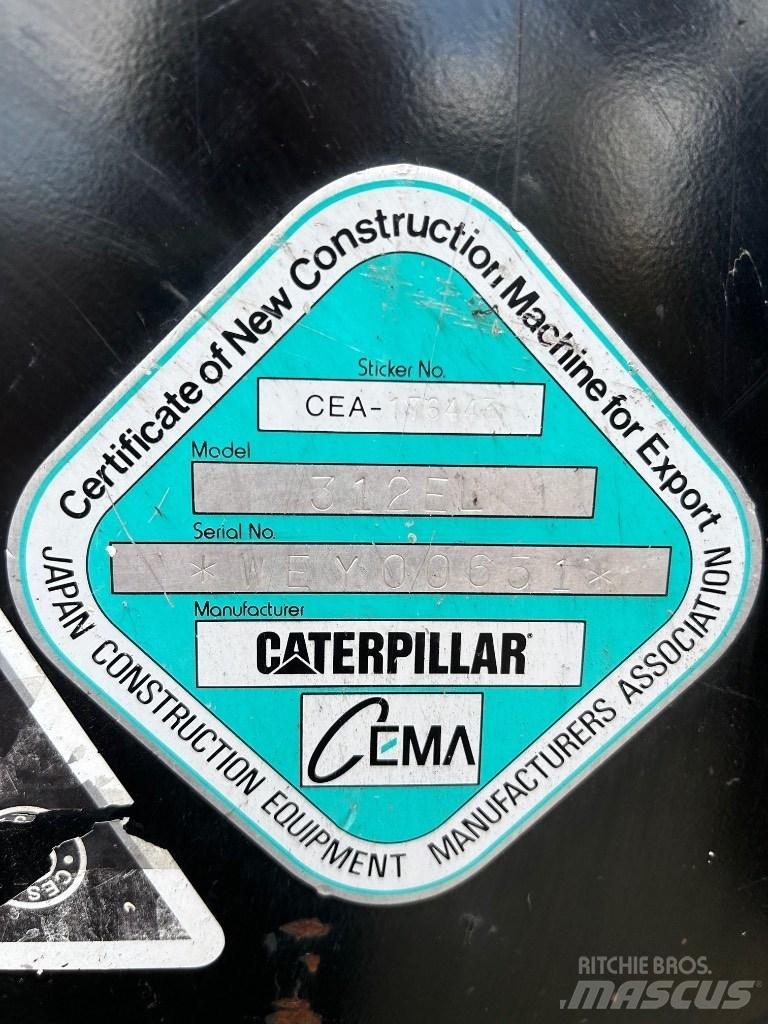 CAT 312 E Beltegraver