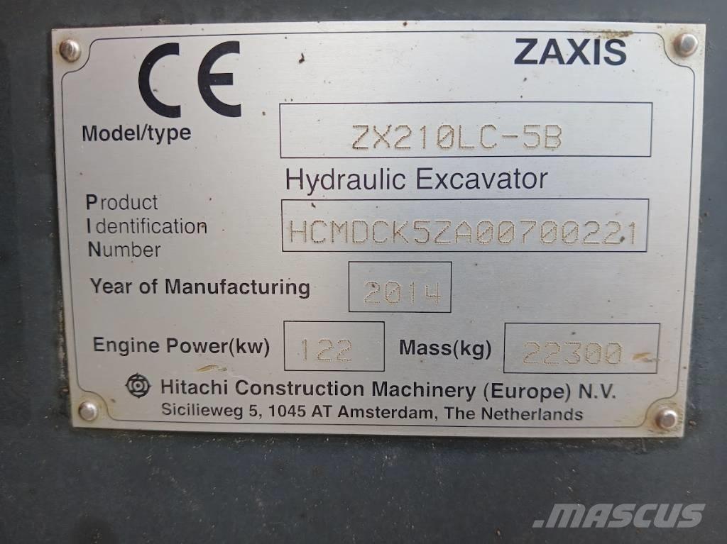 Hitachi ZX 210 LC-5B Beltegraver