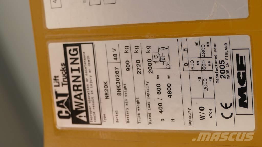 CAT NR 20 Skyvemasttruck