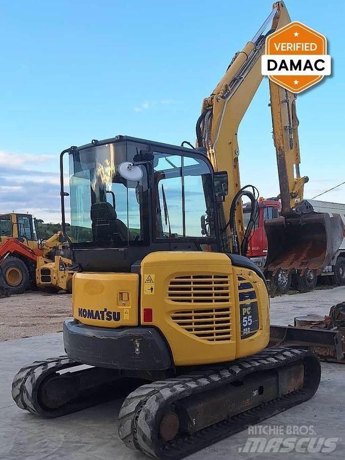 Komatsu PC55 Minigravere <7t