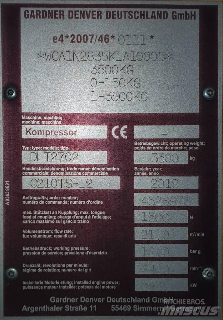 Compair C210 TS-12 Kompressorer