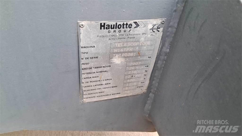 Haulotte H16TPX Teleskop bomlifter