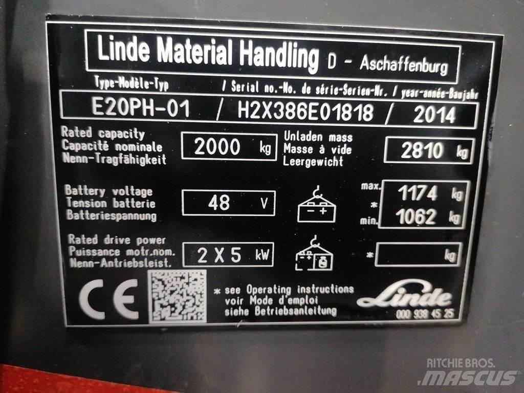 Linde E20PH-01 Elektriske trucker