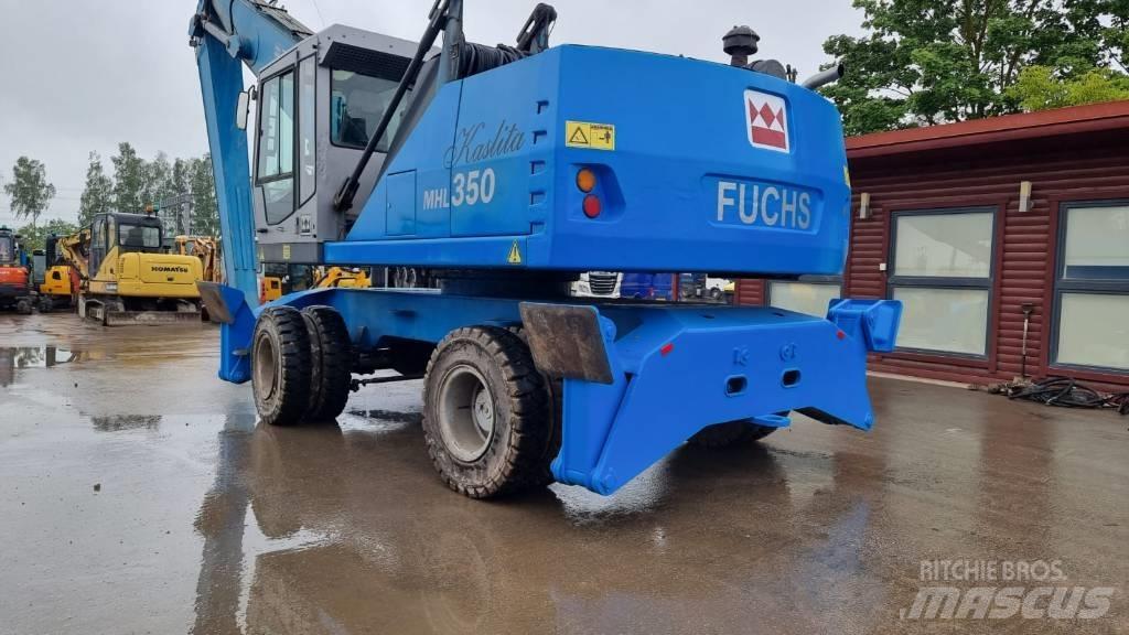 Terex Fuchs MHL 350 Gravemaskiner for avfallshåndtering