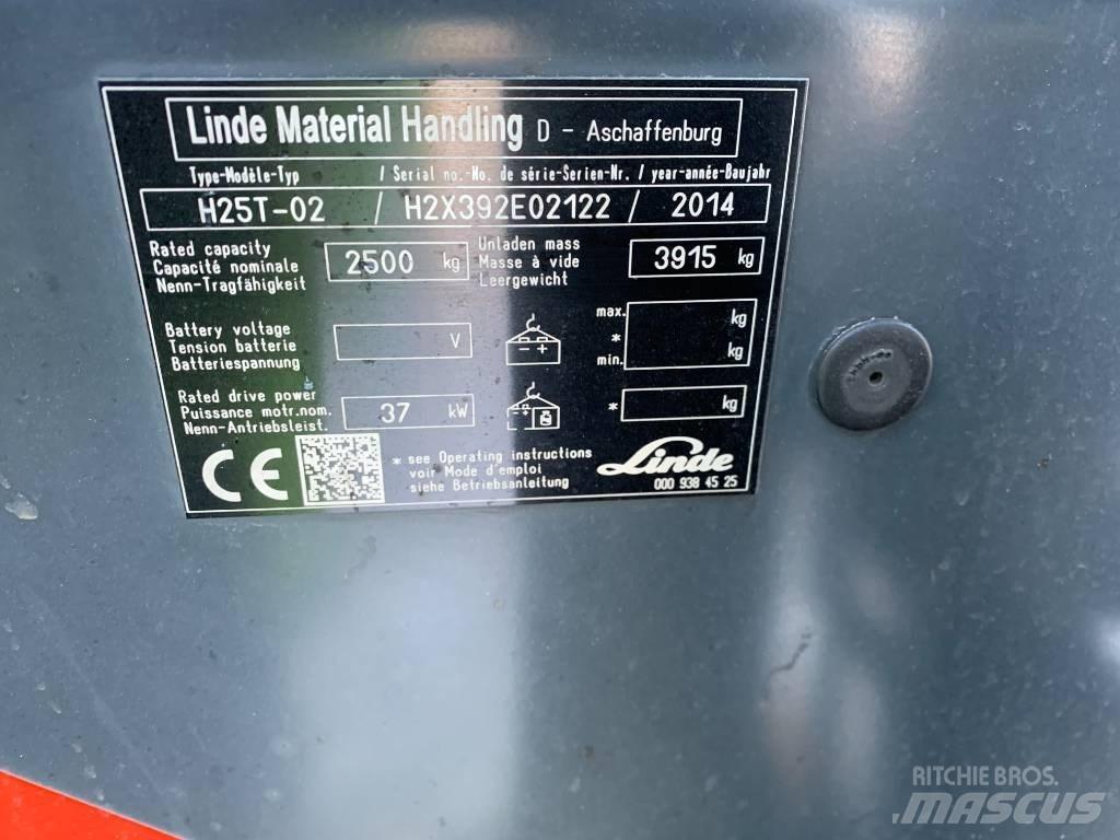 Linde H25T-02 Propan trucker