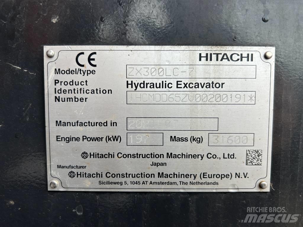 Hitachi ZX300LC-7 Beltegraver