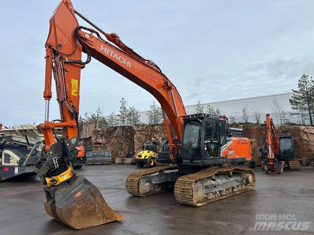 Hitachi ZX300LC-7 Beltegraver