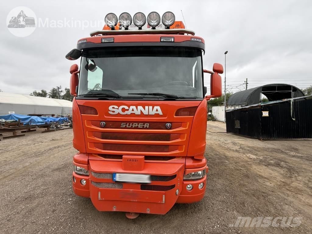 Scania R 450 bodbil Kranbil