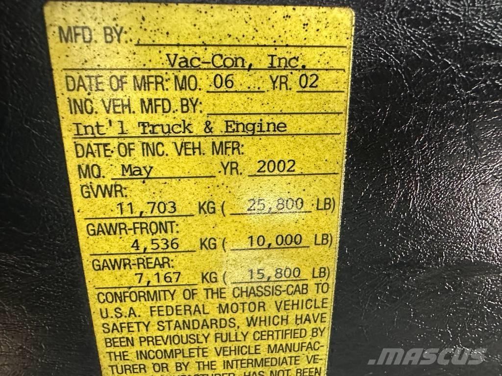 International 4300 Slamsugere