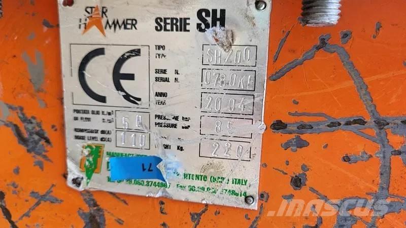 Star Hammer sh200 Hydrauliske hammere