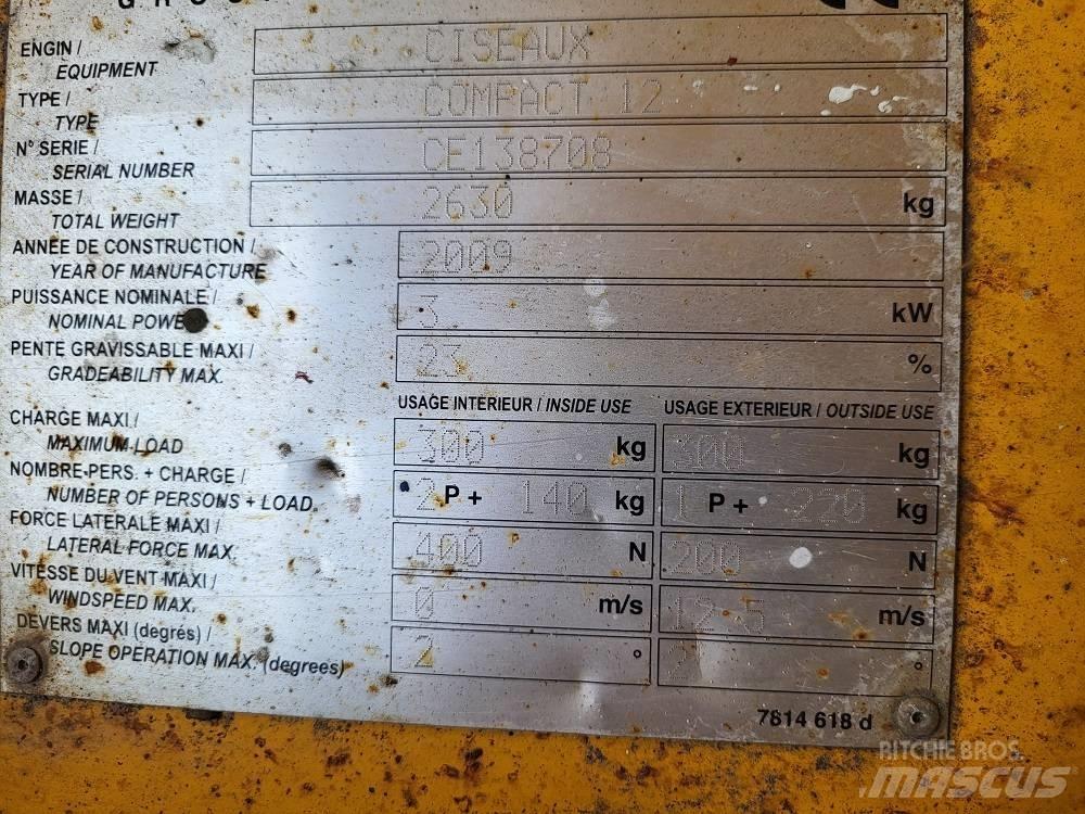 Haulotte Compact 12 Sakselifter