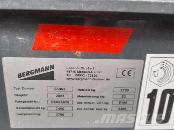 Bergmann C805s/B Rammestyrte Dumpere