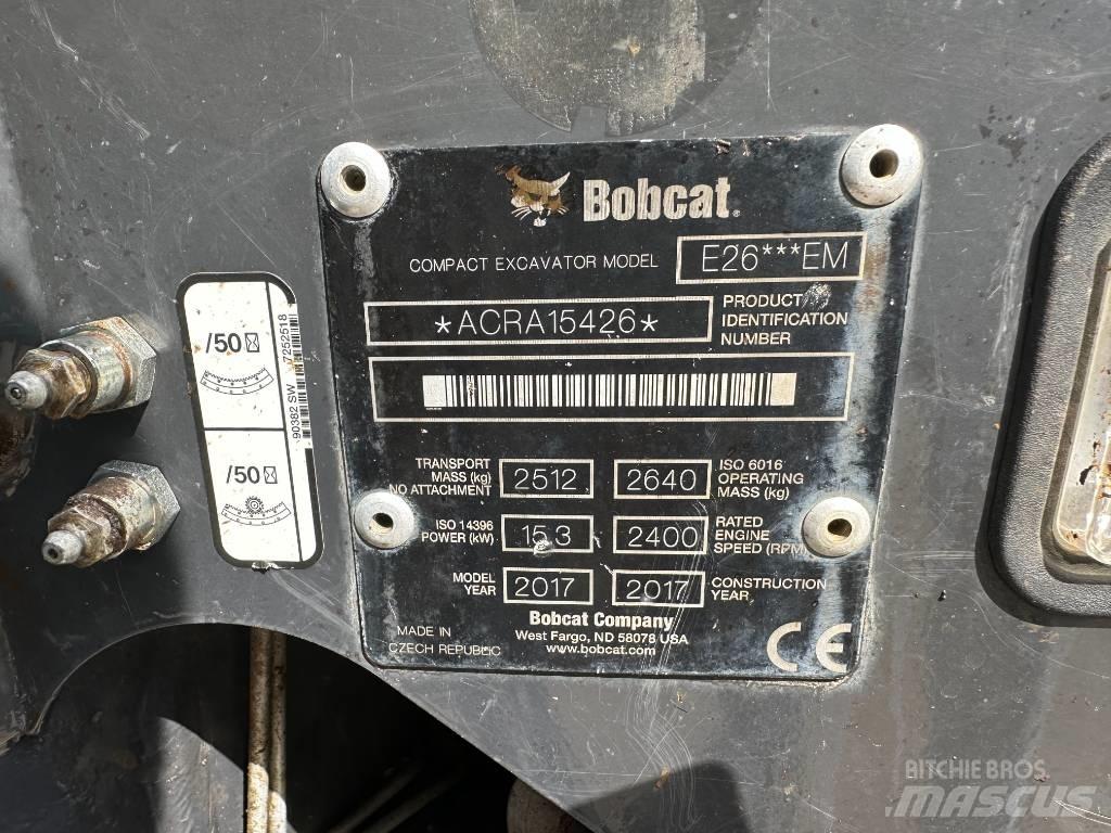 Bobcat E 26 Minigravere <7t