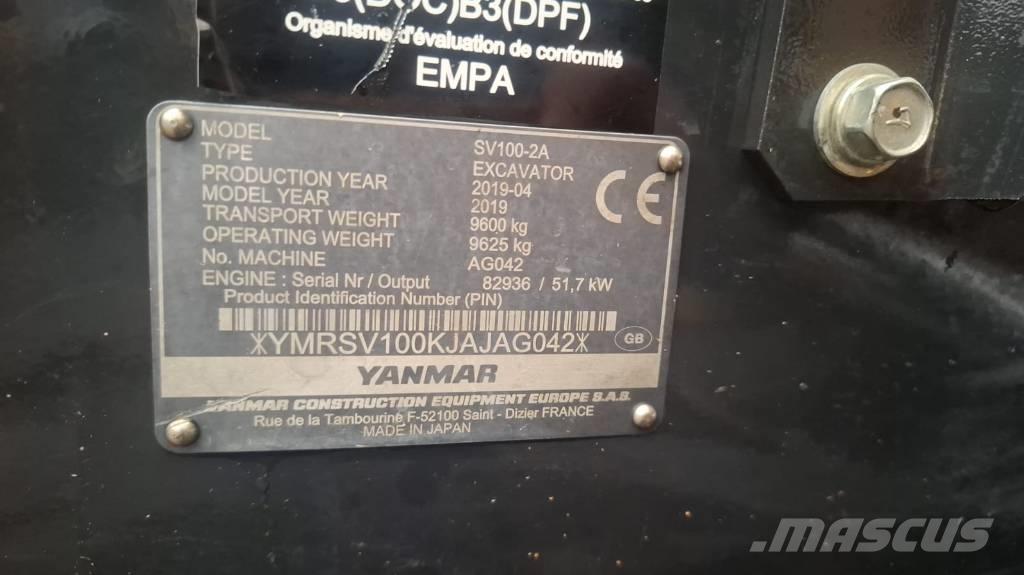 Yanmar SV 100-2A Midigravere 7 - 12t