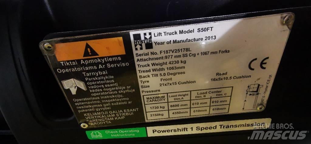 Hyster H 2.5 FT LPG Propan trucker