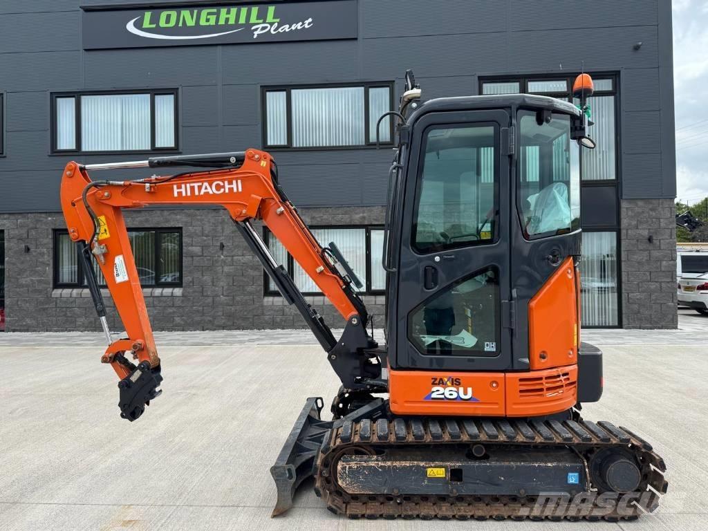 Hitachi ZX 26 U-6CLR Minigravere <7t