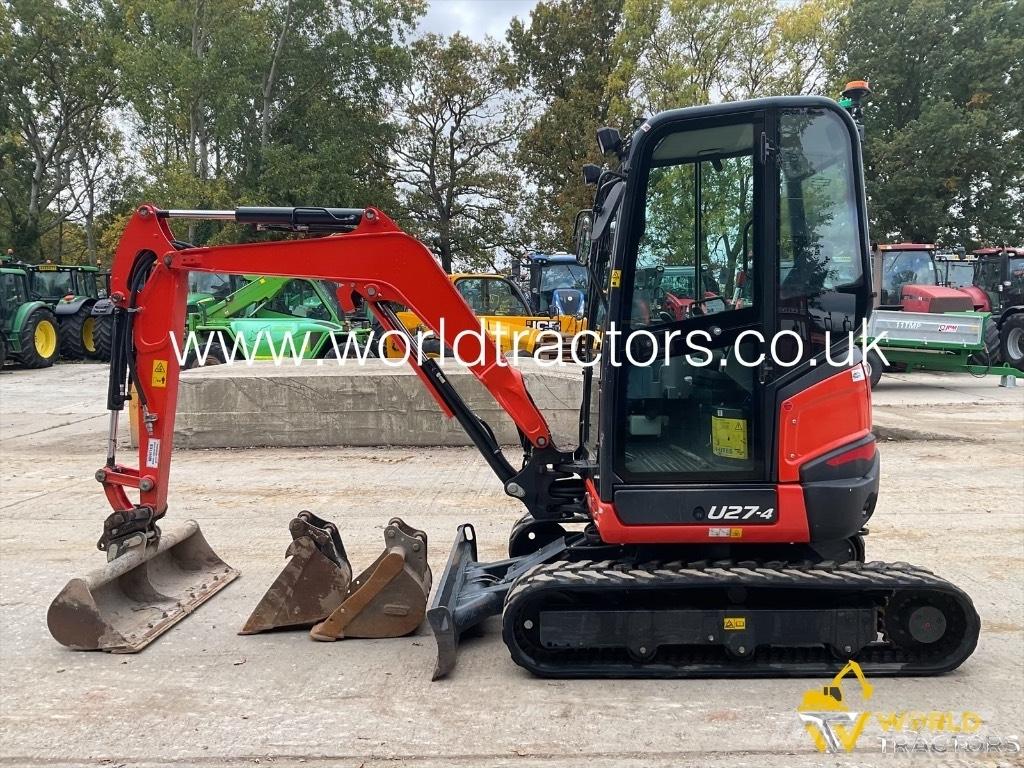 Kubota U 27-4 Minigravere <7t