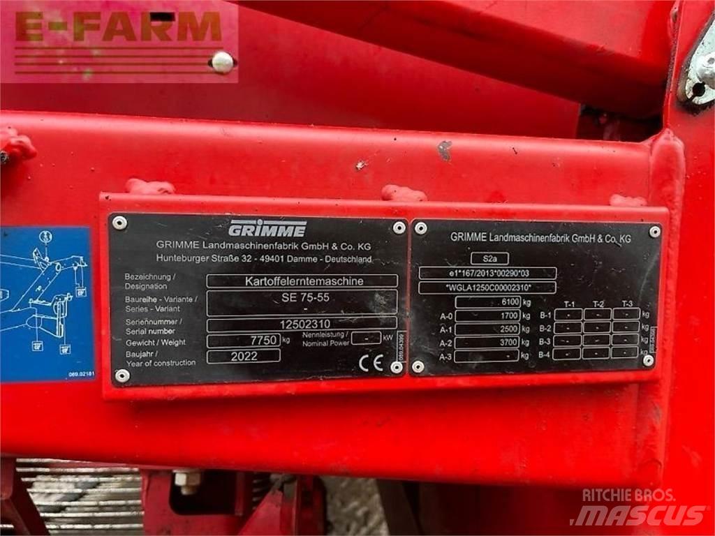 Grimme se 75-55 sb Potetopptakere