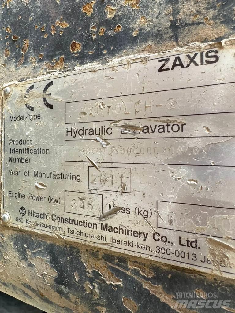 Hitachi ZX670CH-3 Beltegraver
