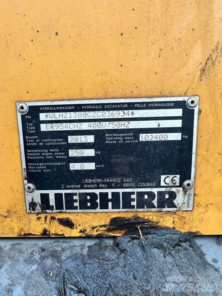 Liebherr ER 954C Gravemaskiner for avfallshåndtering
