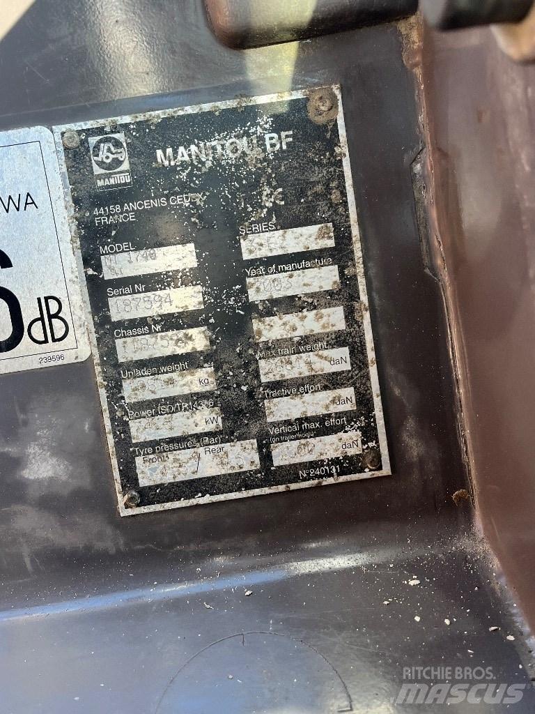 Manitou 1740 Teleskoplastere