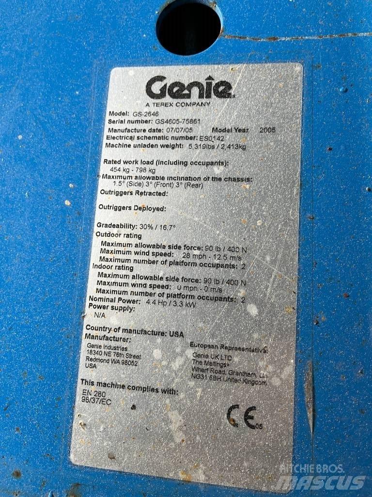 Genie GS 2646 Sakselifter