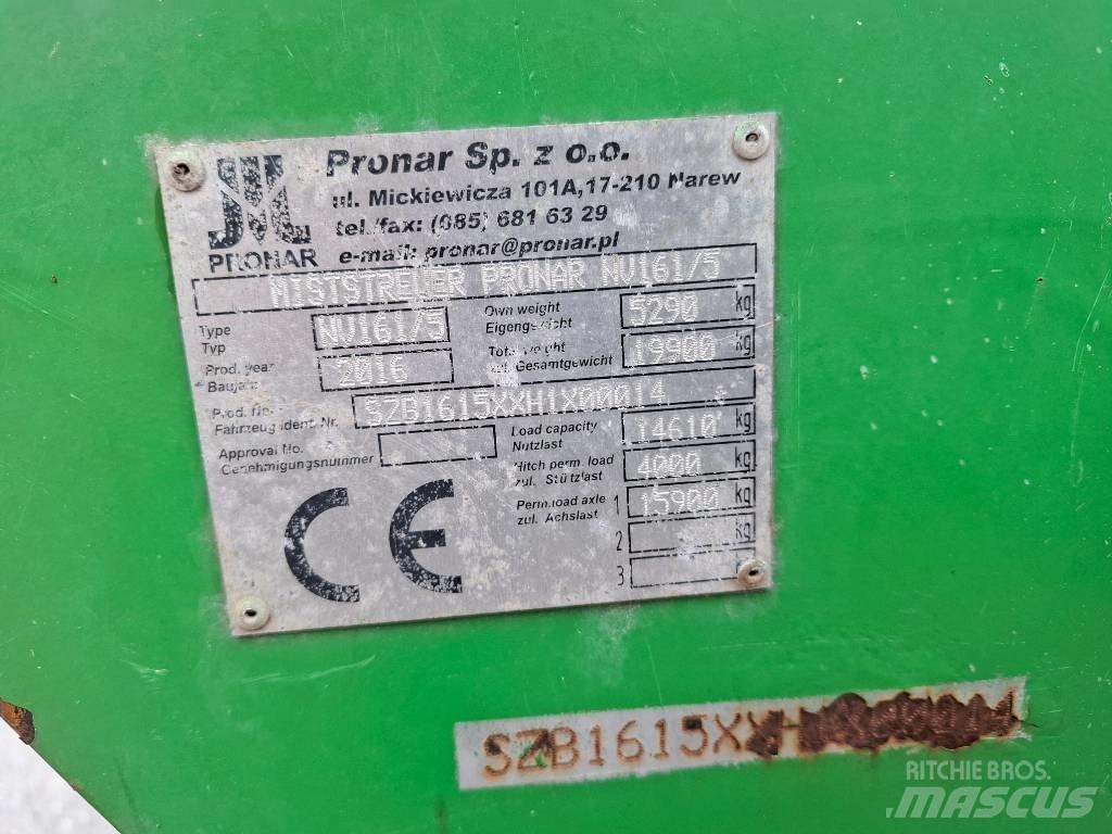 Pronar NV 161/5 Gjødselspreder