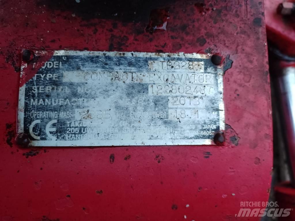 Takeuchi TB228 Minigravere <7t