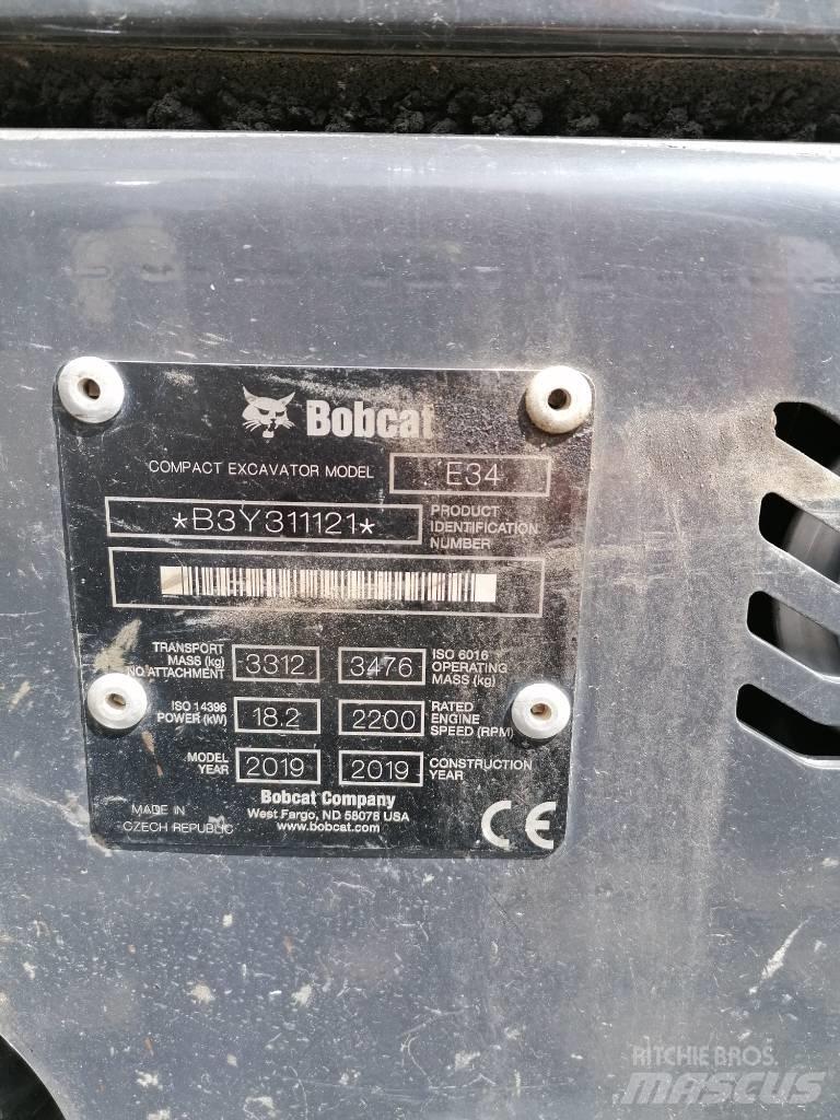 Bobcat E34 Minigravere <7t
