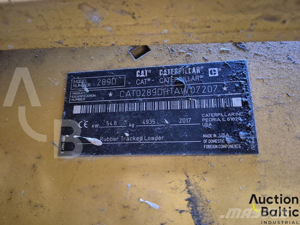 CAT 289 D Beltelastere