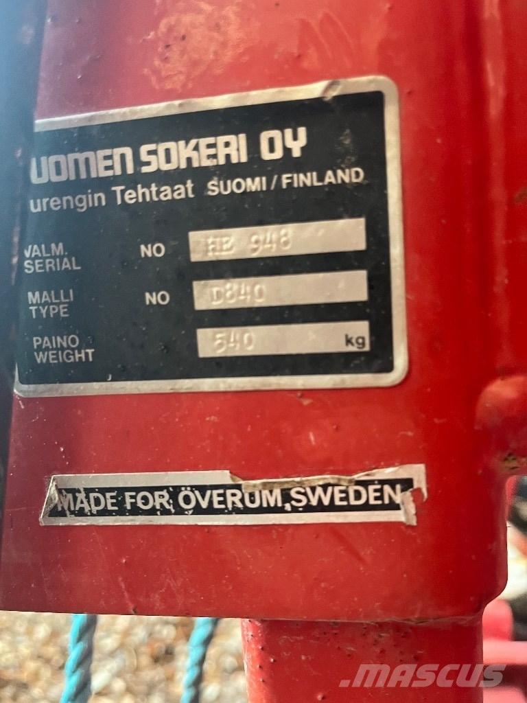 Överum D840 Såmaskiner