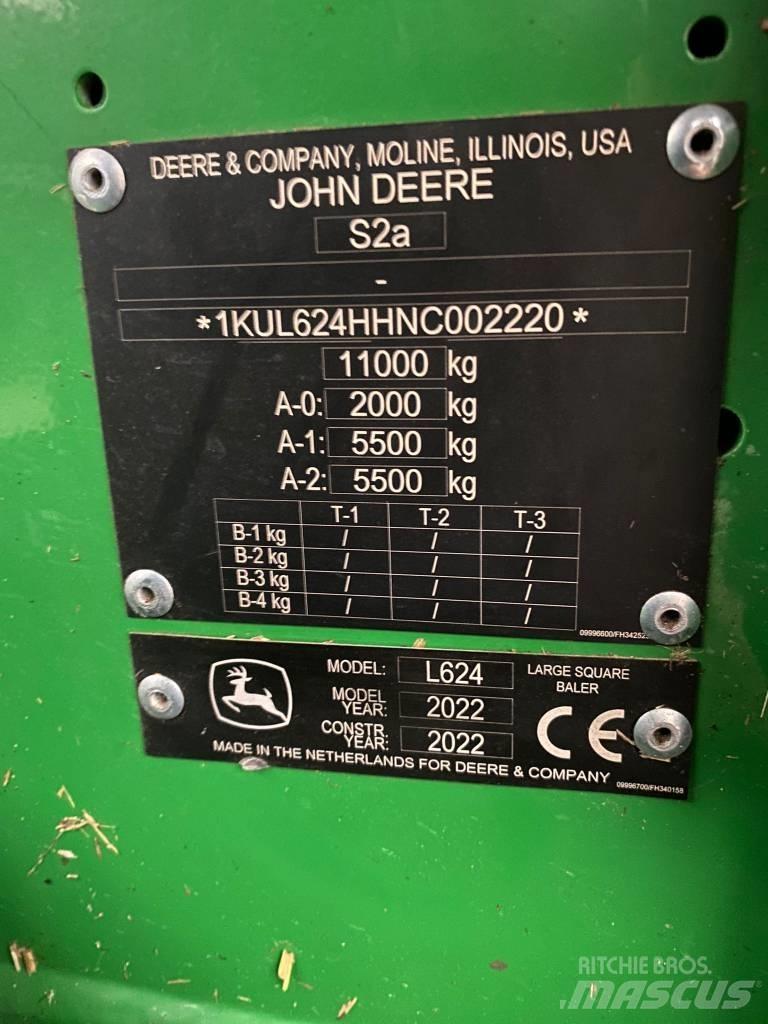 John Deere L624 Firkantpresser