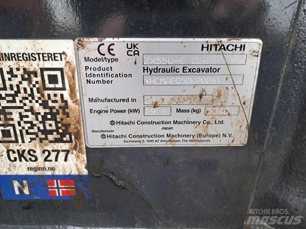 Hitachi ZX55US-6 CLR Minigravere <7t