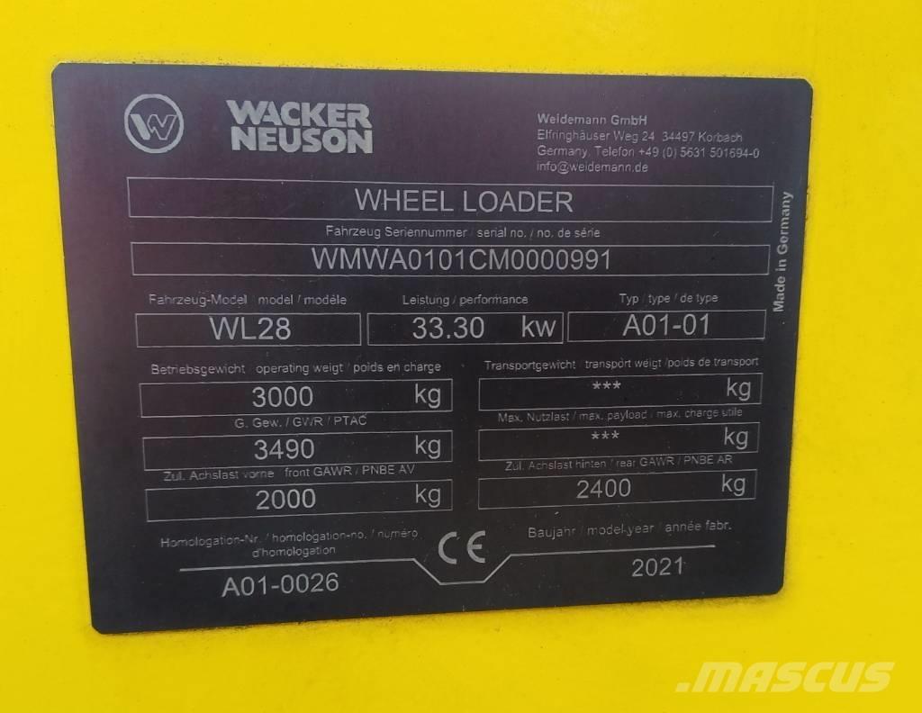 Wacker Neuson WL 28 Hjullastere