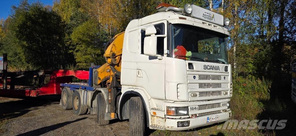 Scania R 144 G Kranbil