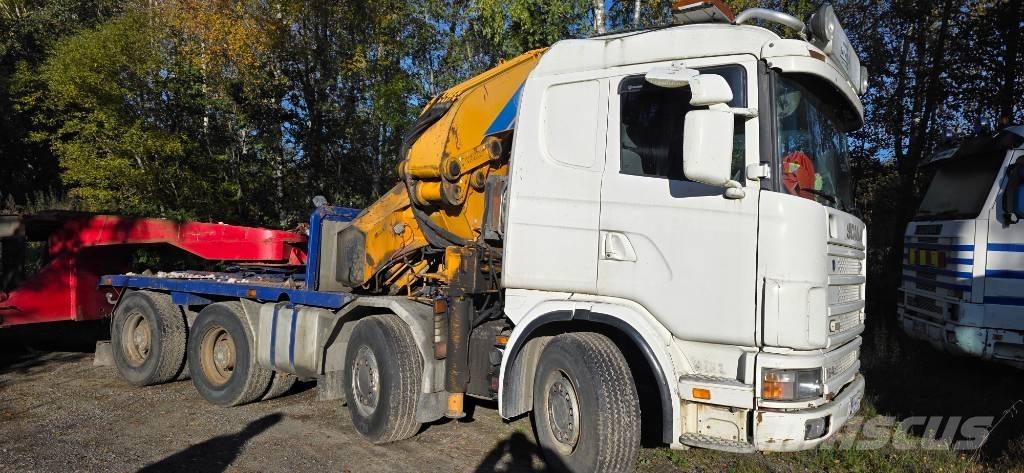 Scania R 144 G Kranbil
