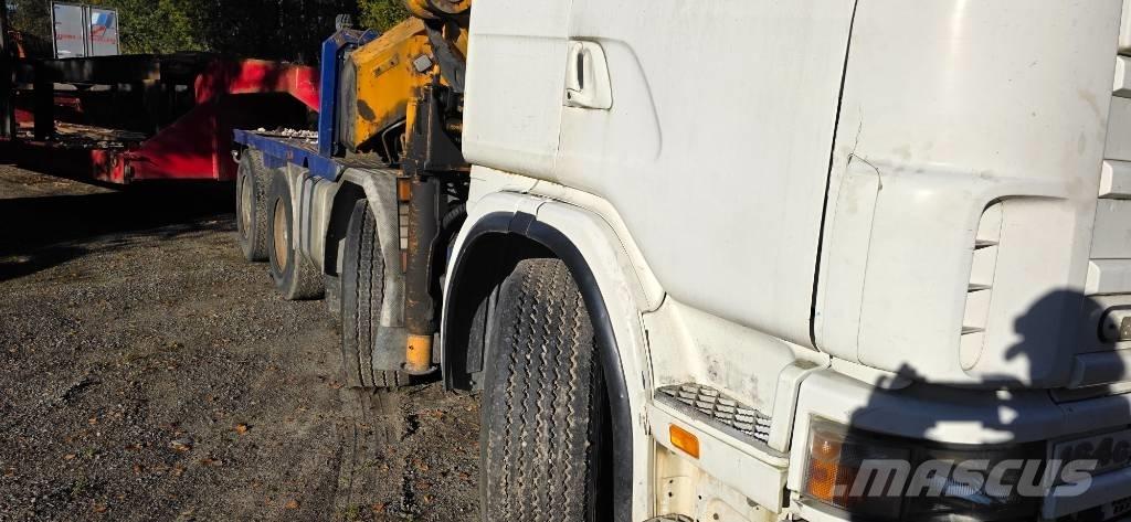 Scania R 144 G Kranbil