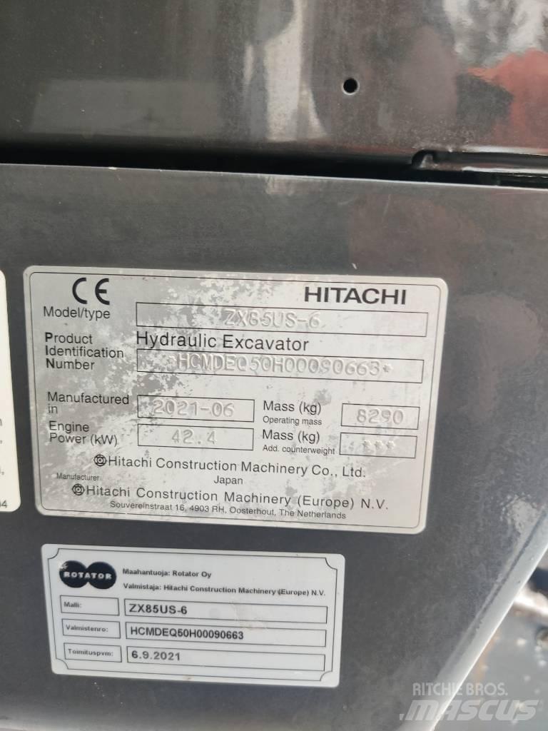 Hitachi ZX85US-6 Midigravere 7 - 12t