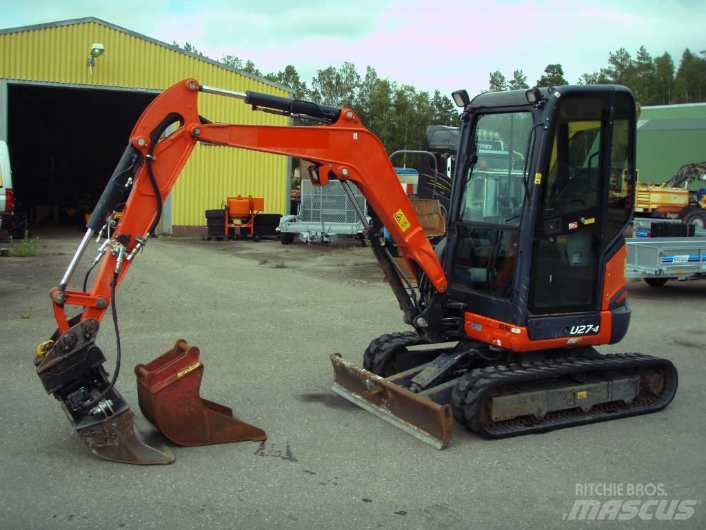 Kubota U 27-4 Minigravere <7t