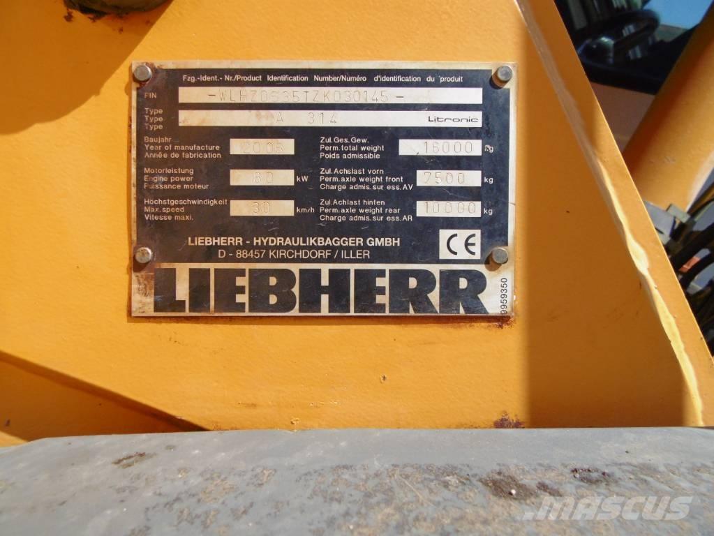Liebherr A314 Hjulgravere