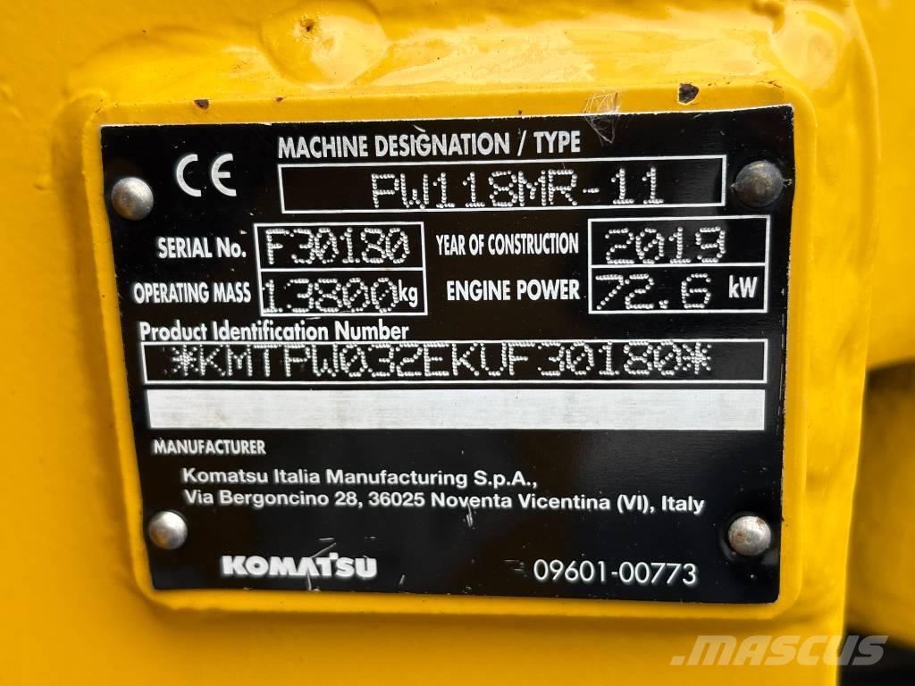 Komatsu PW118-11 Hjulgravere