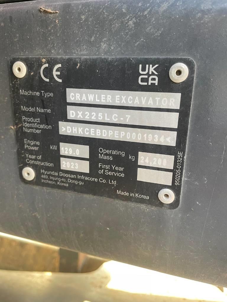 Doosan DX225LC-7 Beltegraver