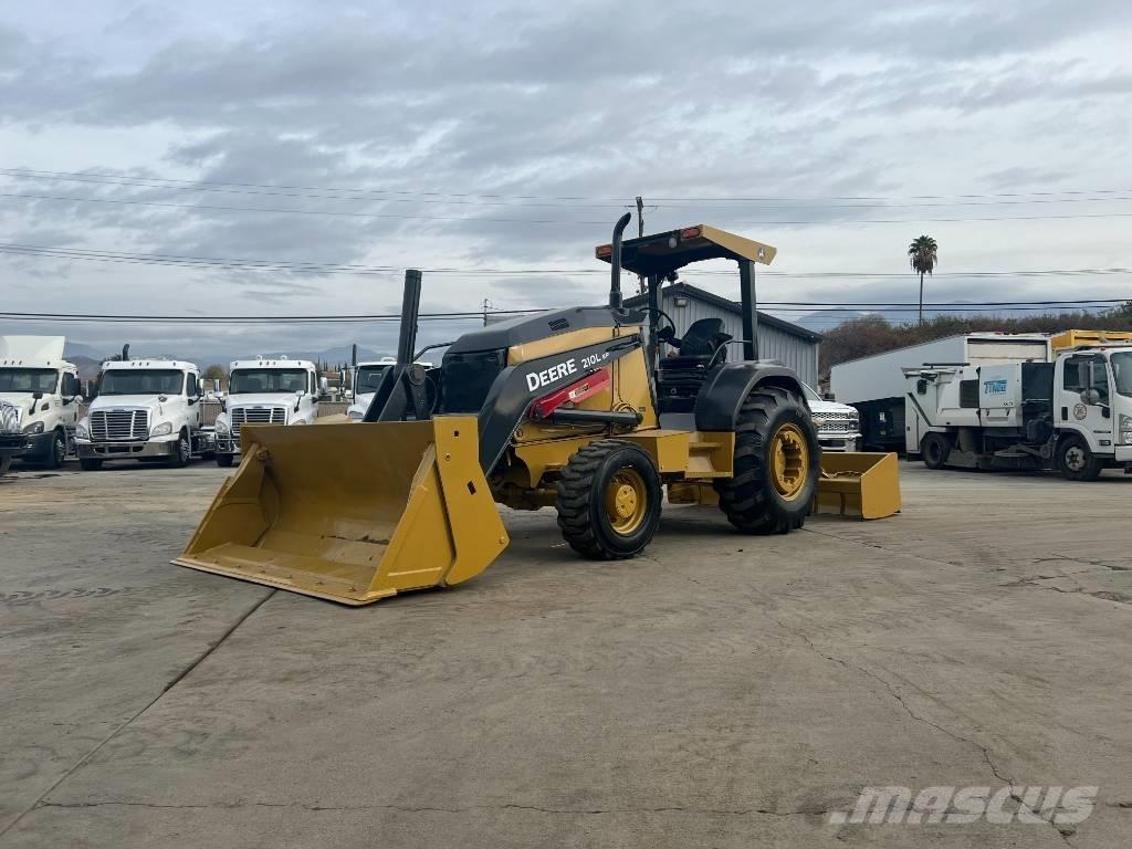 John Deere 210L EP Frontlastere og graveredskap
