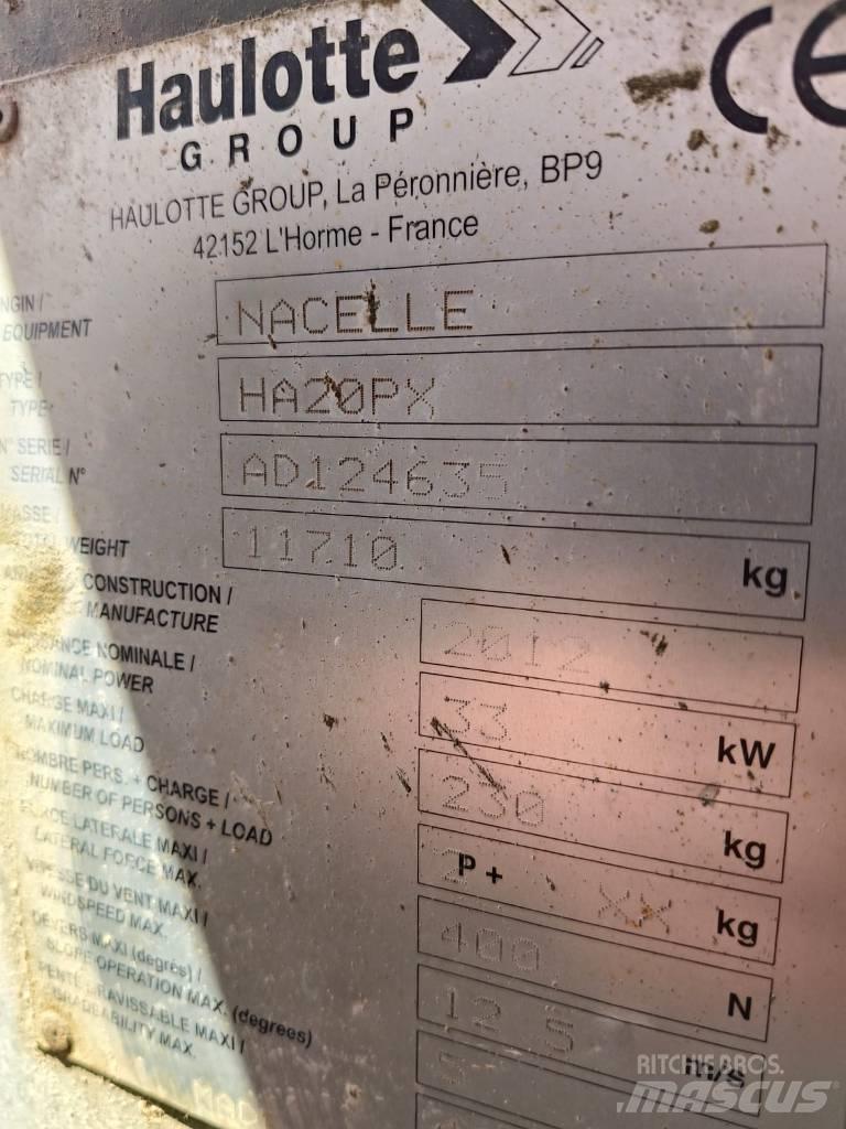 Haulotte HA 20 PX Leddede bomlifter