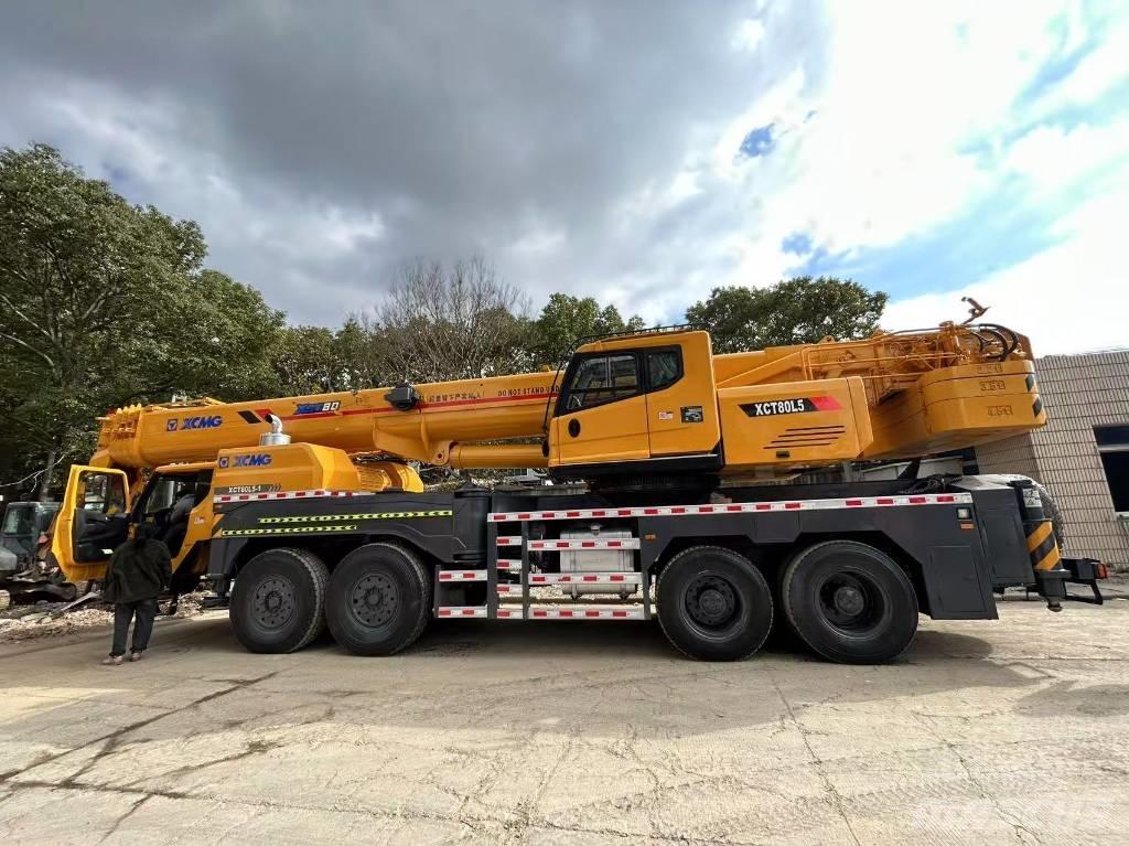 XCMG XCT80L5 Stillas, vinsjer og vareheiser