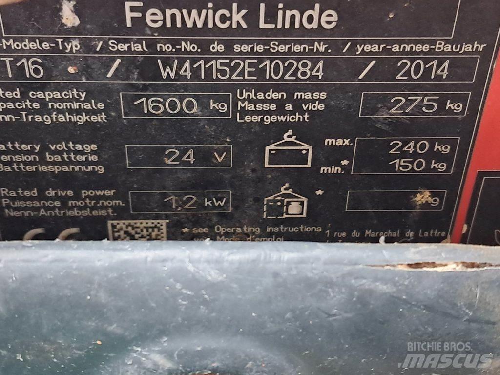 Linde T16 Lavtløftende truck
