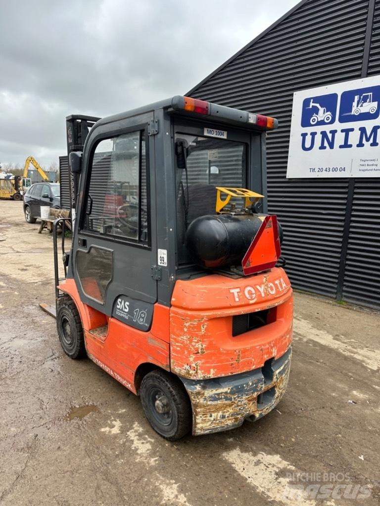Toyota FG18 Propan trucker