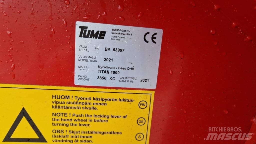 Tume Titan 4000 Kombinerte såmaskiner