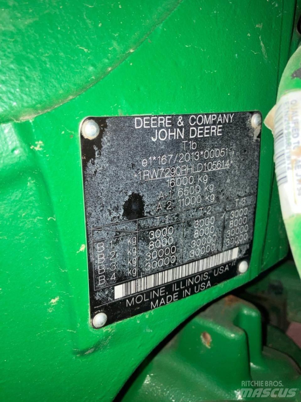 John Deere 7290R Traktorer